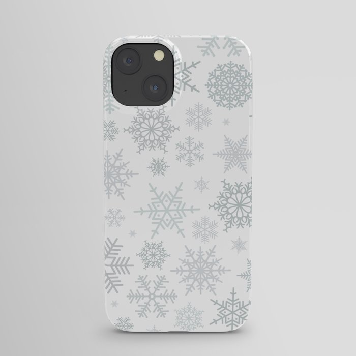 Snowflake pattern iPhone Case
