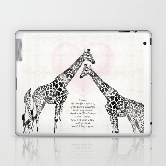 Mom Has Your Back - Mother Love Art Laptop & iPad Skin