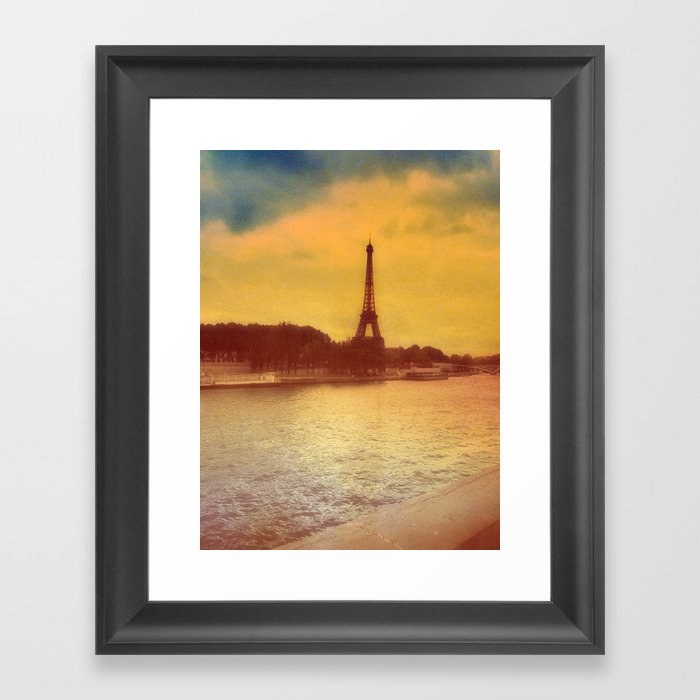 Paris from a Distance  Framed Art Print
