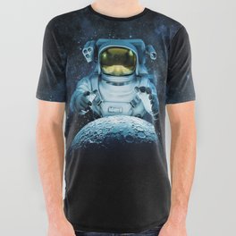 Reach for the Moon All Over Graphic Tee