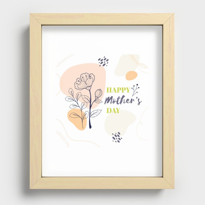 mom Recessed Framed Print