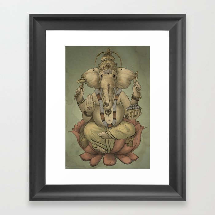 Ganesha Framed Art Print