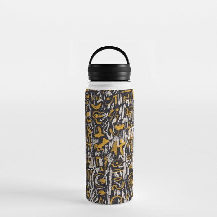 Abstract stone tablet Water Bottle