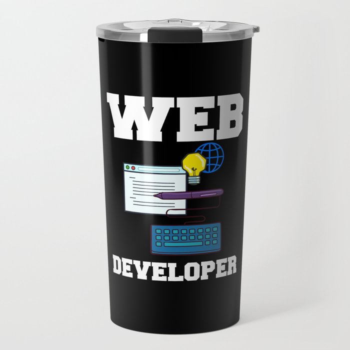 Web Development Engineer Developer Manager Travel Mug