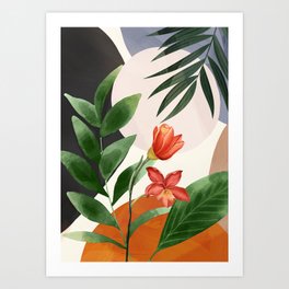 Abstract Tropical Art 12 Art Print