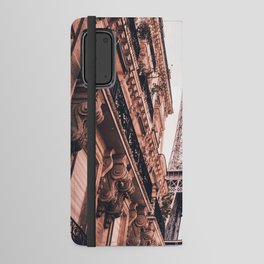 Paris Eifel Tower Pink photography in HD Android Wallet Case