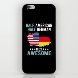 Half American Half German iPhone Skin