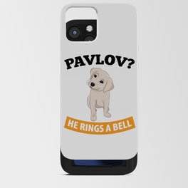 Pavlov - He Rings a Bell - Pavlov's Dog - Funny Psychology iPhone Card Case