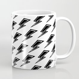 Lightning - Black and White Coffee Mug