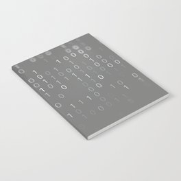 Background from set of binary code Notebook