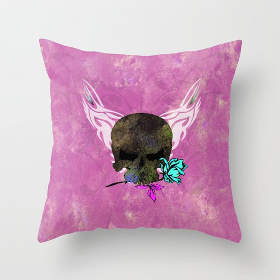 skull II Throw Pillow
