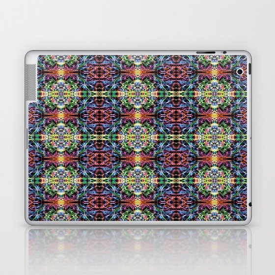 Liquid Light Series 78 ~ Rainbow Abstract Fractal Pattern Laptop & iPad Skin
