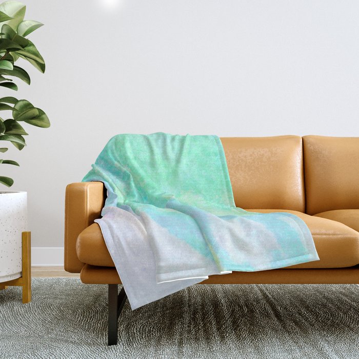 Beach Glass Throw Blanket