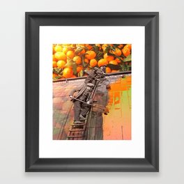 Orange Sky Framed Art Print