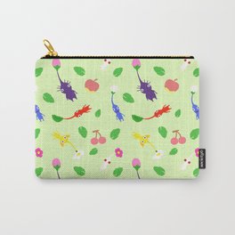 cute pikmin pattern green Carry-All Pouch | Pikminpattern, Yellowpikmin, Cute, Animemask, Pikminshirt, Pikmin3, Patternmask, Red, Video, Graphicdesign 