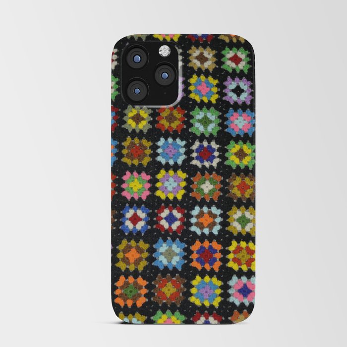 Crochet Granny Squares // Bright iPhone Card Case