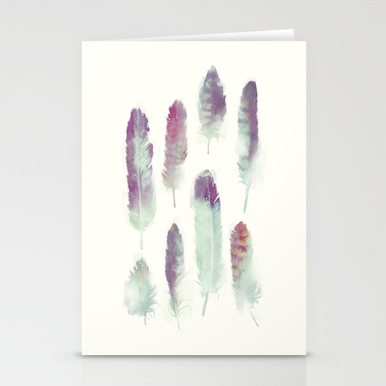 Feathers // Birds of Prey Stationery Cards