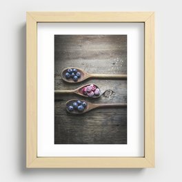 Three Berry Spoons Recessed Framed Print