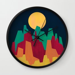 Rocky Landscape Wall Clock