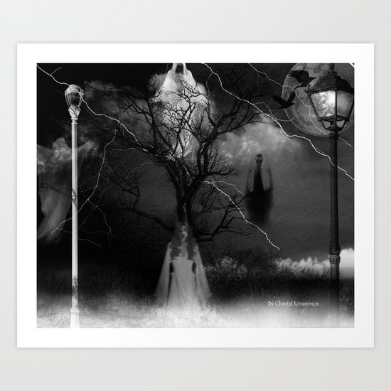 Haunted Art Print