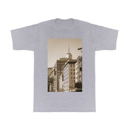 New York City Views | Sepia Photography T Shirt