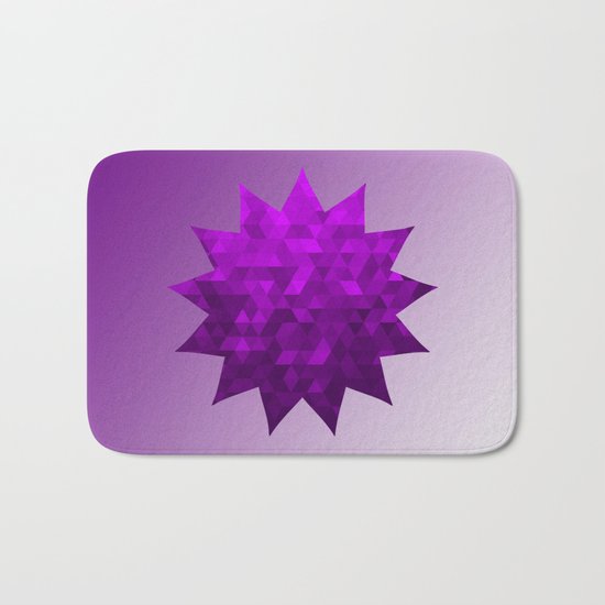 Kwan Yin's Star | Purple Flame | Compassion Bath Mat