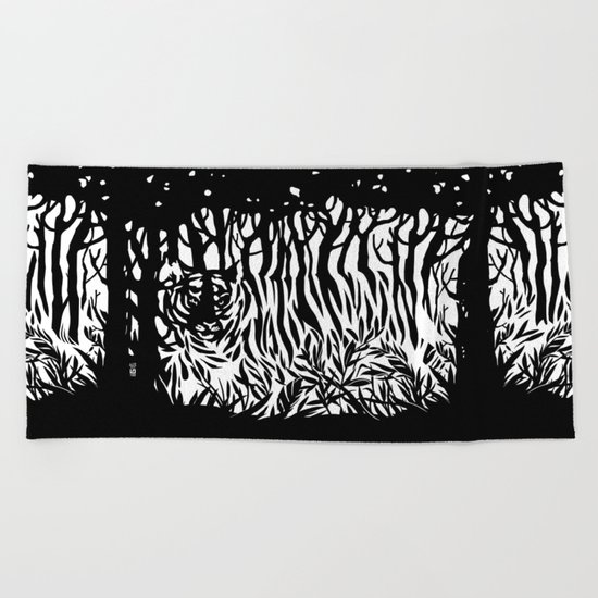 mimicry Beach Towel