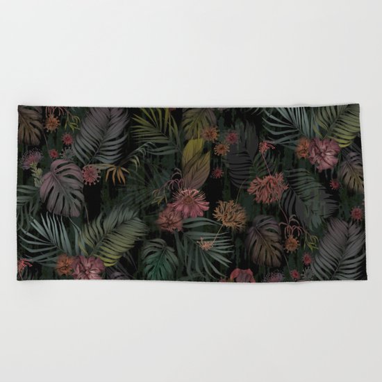 Tropical Iridescence Beach Towel