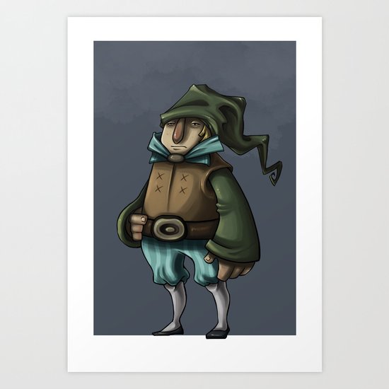 Dwarf Prince or Merchant Art Print