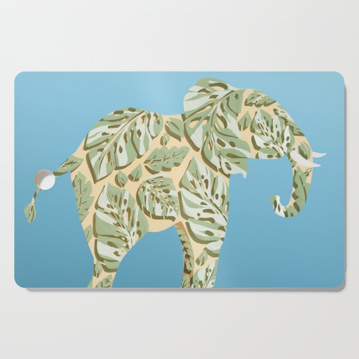 Leafy Elephant Cutting Board