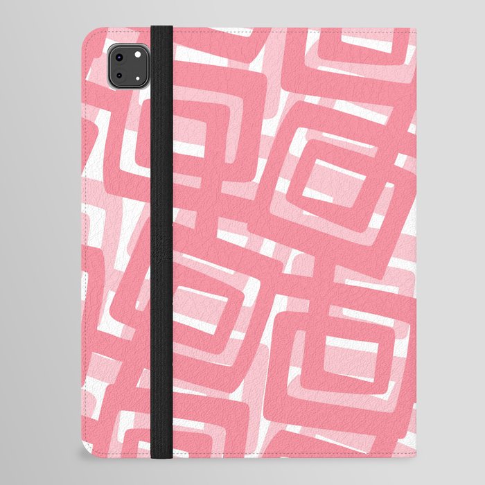 Very Mod Pink Art iPad Folio Case