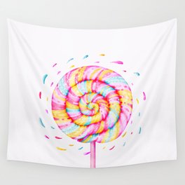 Lollipop Sweet Candy Wall Tapestry
