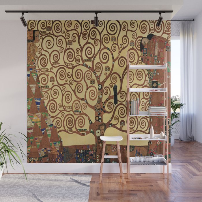 gustav klimt tree of life wallpaper