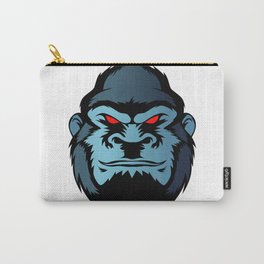 blue gorilla head Carry-All Pouch