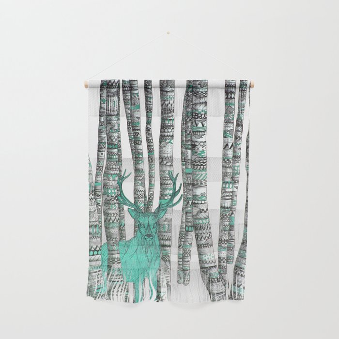 Turquoise Stag Wall Hanging