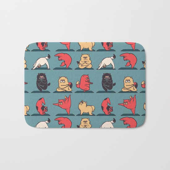 Cat Yoga Bath Mat