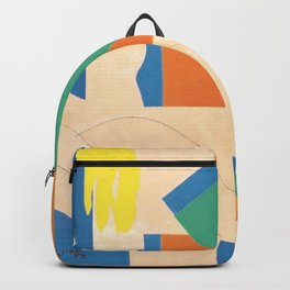 Henri Matisse - Tahiti, Memory of Oceania Tropical cut-out series portrait panting Backpack