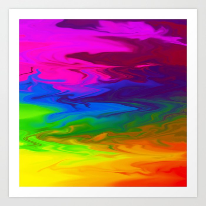 Color Therapy Art Print