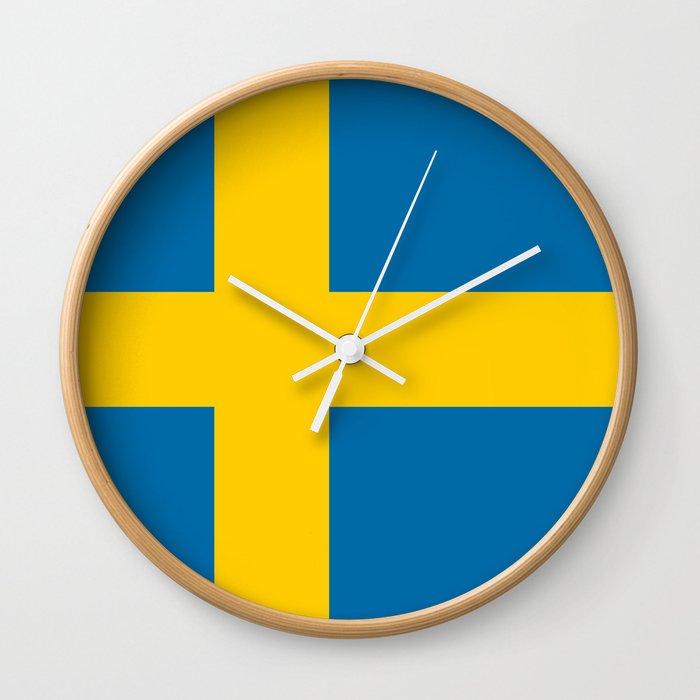 Flag of Sweden - Swedish Flag Wall Clock