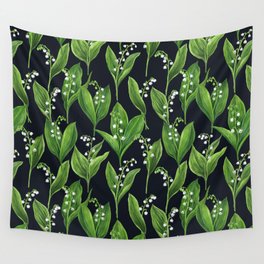 Lily of the valley Wall Tapestry