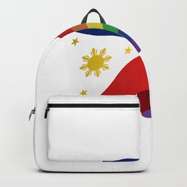 Philippine Rainbow Pride Flag Unofficial Backpack | Pinas, Pride, Graphicdesign, Philippines, Lesbian, Queer, Twink, Cebu, King, Pinoy 