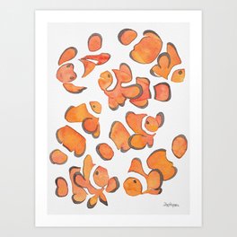 Clownfish Art Print