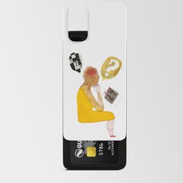 Question marks: My thinking emoji Android Card Case