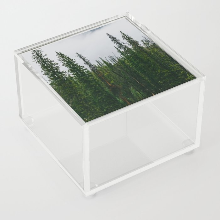 Jasper Fog | Alberta, Canada | Landscape Photography Acrylic Box