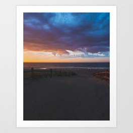 Beach Sunrise, LBI, NJ Art Print