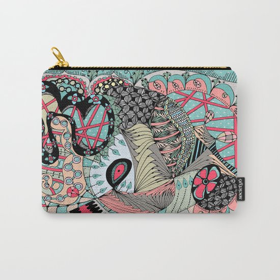The eye looking flower Carry-All Pouch