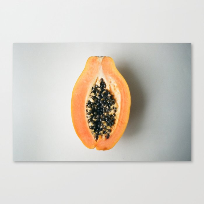 papaya Canvas Print