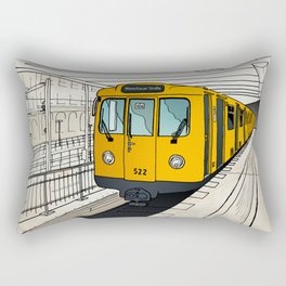 U-Bahn Rectangular Pillow