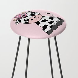 Double The Cow Counter Stool