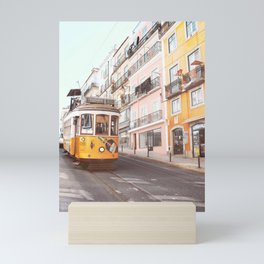 lisbon tram  Mini Art Print